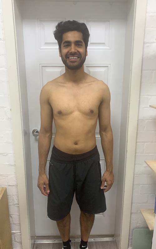 Sunil before transformation